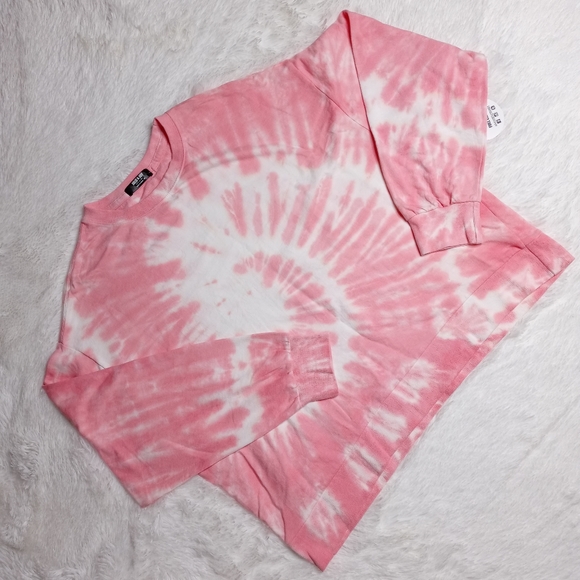 Jolie & Joy Tie Dye Asymmetrical Sweatshirt Sz 1X - Picture 1 of 7